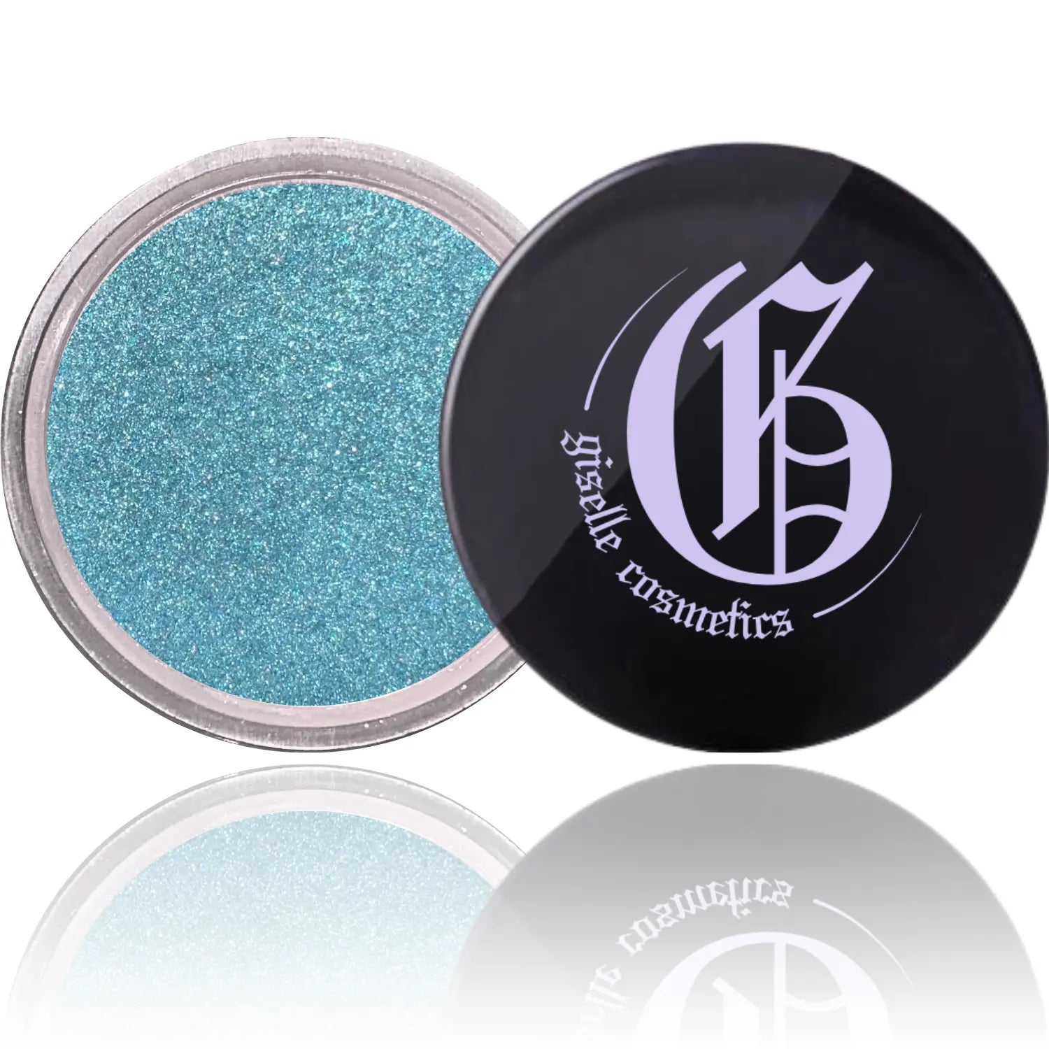 Teal Blue Loose Powder Mineral Eyeshadow Single 3g Giselle Cosmetics