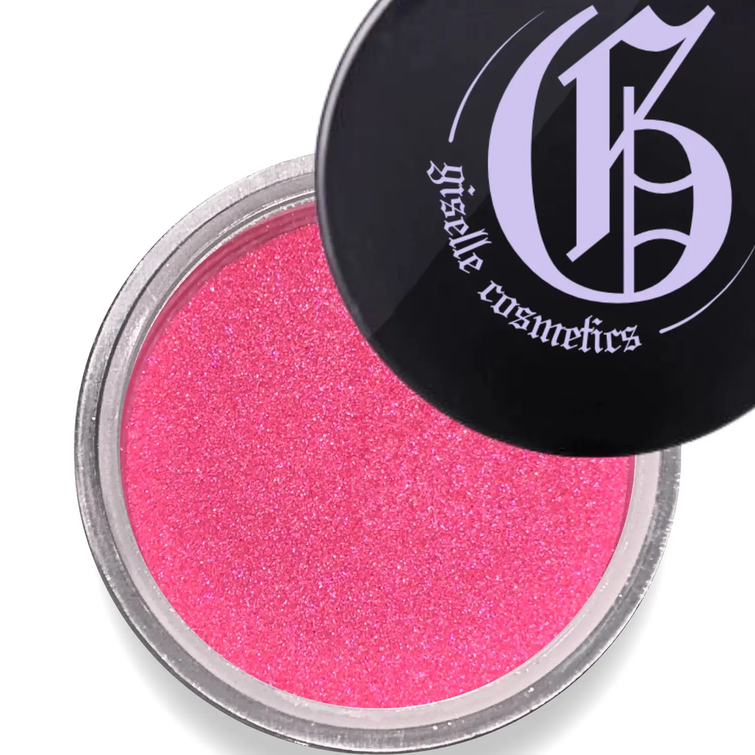 Hot Pink Loose Powder Mineral Eyeshadow Single 3g Giselle Cosmetics