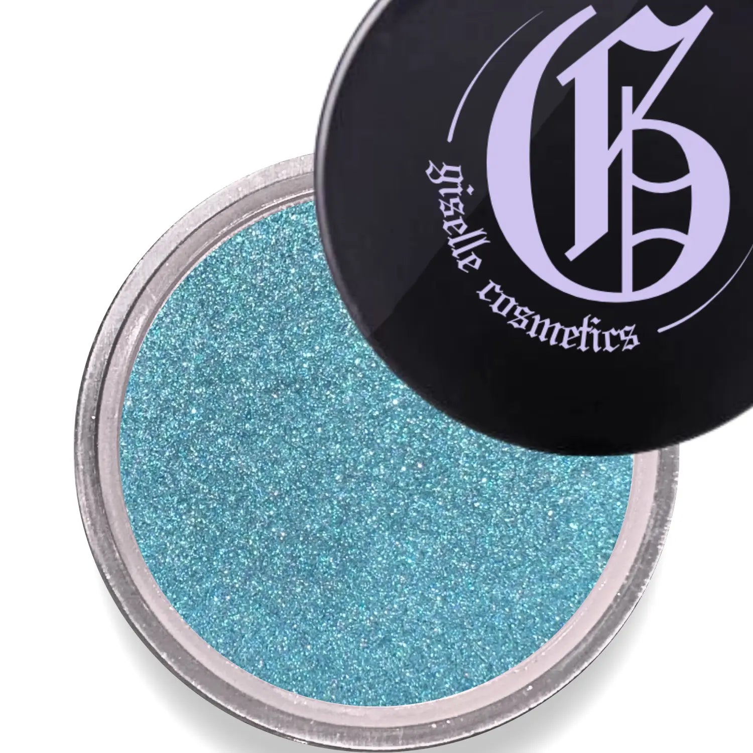 Teal Blue Loose Powder Mineral Eyeshadow Single 3g Giselle Cosmetics