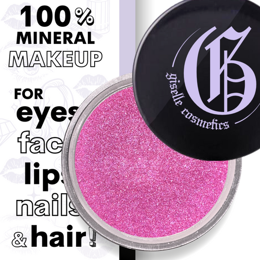 Pink Magenta Loose Powder Mineral Eyeshadow Single 3g