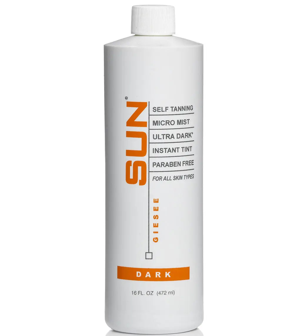 Spray Tan Solution Dark 16 oz for Airbrush Tanning Sun Labs