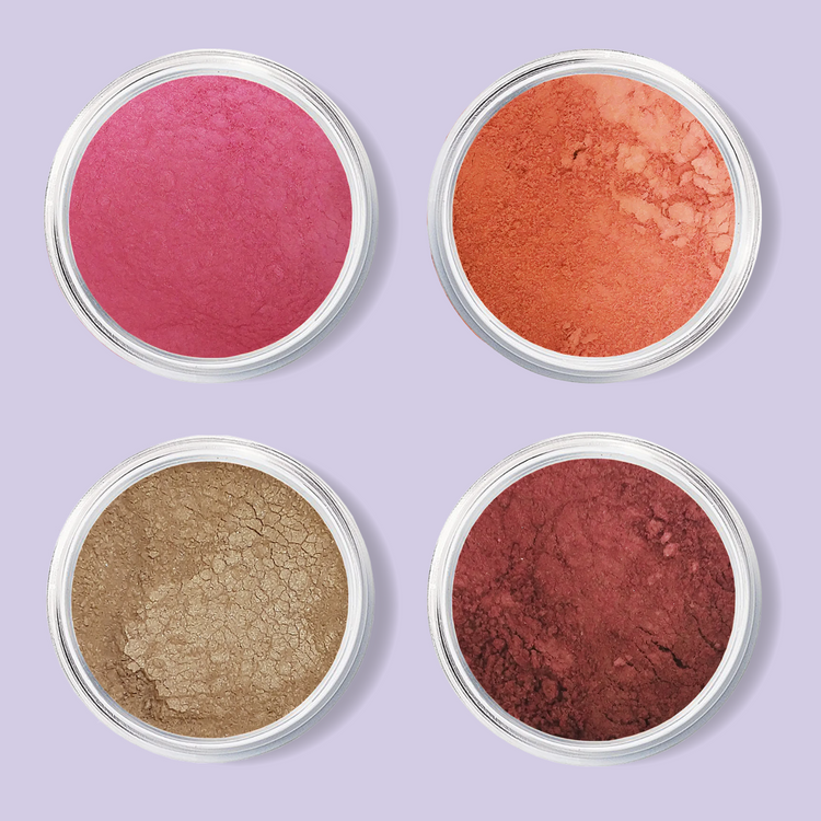 Mineral Glow: Radiant Loose Powder Blush Collection