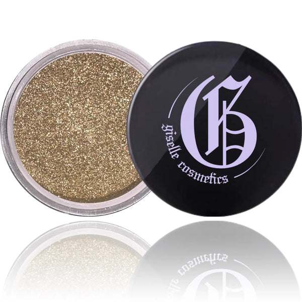 Olive Gold Loose Powder Mineral Eyeshadow Single 3 | Giselle Cosmetics