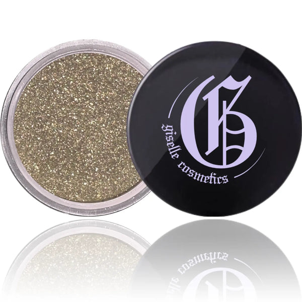 Silver Olive Loose Powder Mineral Eyeshadow Single | Giselle Cosmetics
