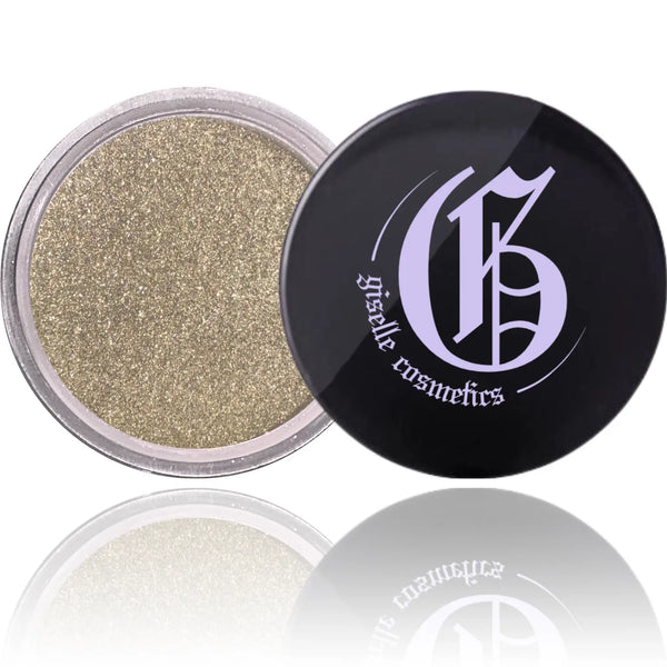 Gold Stone Green Loose Powder Mineral Eyeshadow Si | Giselle Cosmetics