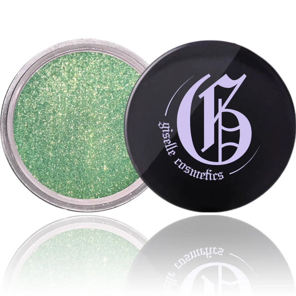 Ganja Green Loose Powder Mineral Eyeshadow Single  | Giselle Cosmetics