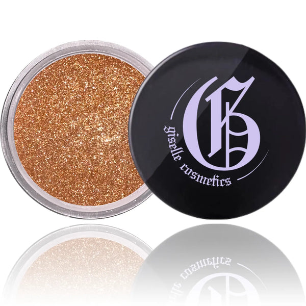 Golden Tan Loose Powder Mineral Eyeshadow Single 3 | Giselle Cosmetics
