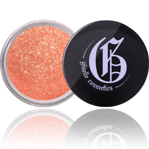 Orange Coral Loose Powder Mineral Eyeshadow Single | Giselle Cosmetics