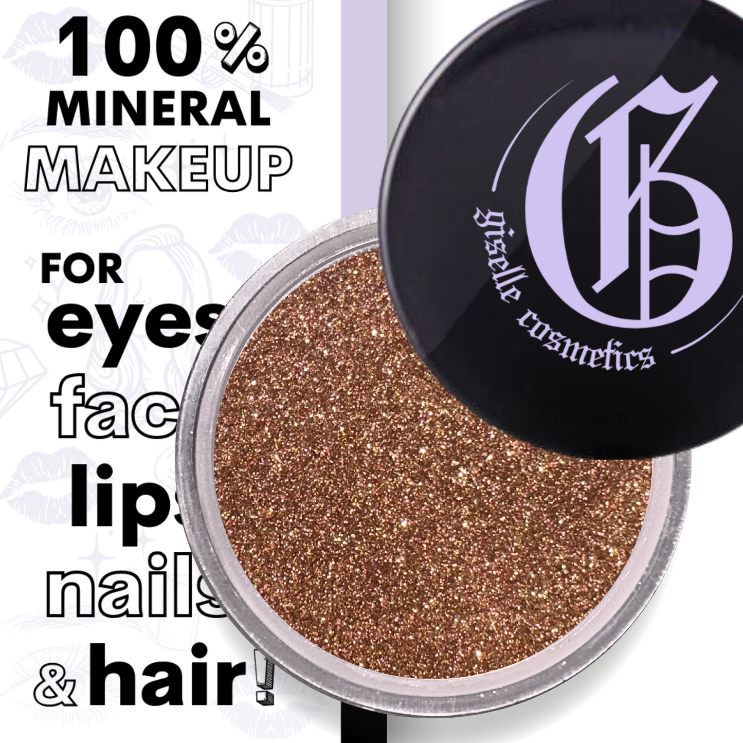 Gypsy Amber Loose Powder Mineral Eyeshadow Single 3g