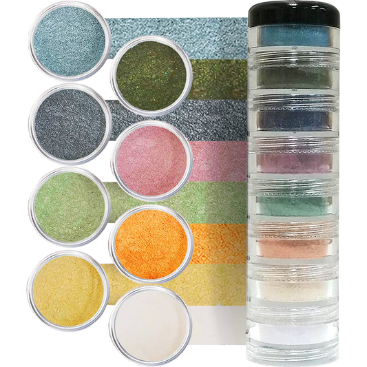 Baby Doll Mint Mineral Eyeshadow Natural Makeup 8 Stack Palette