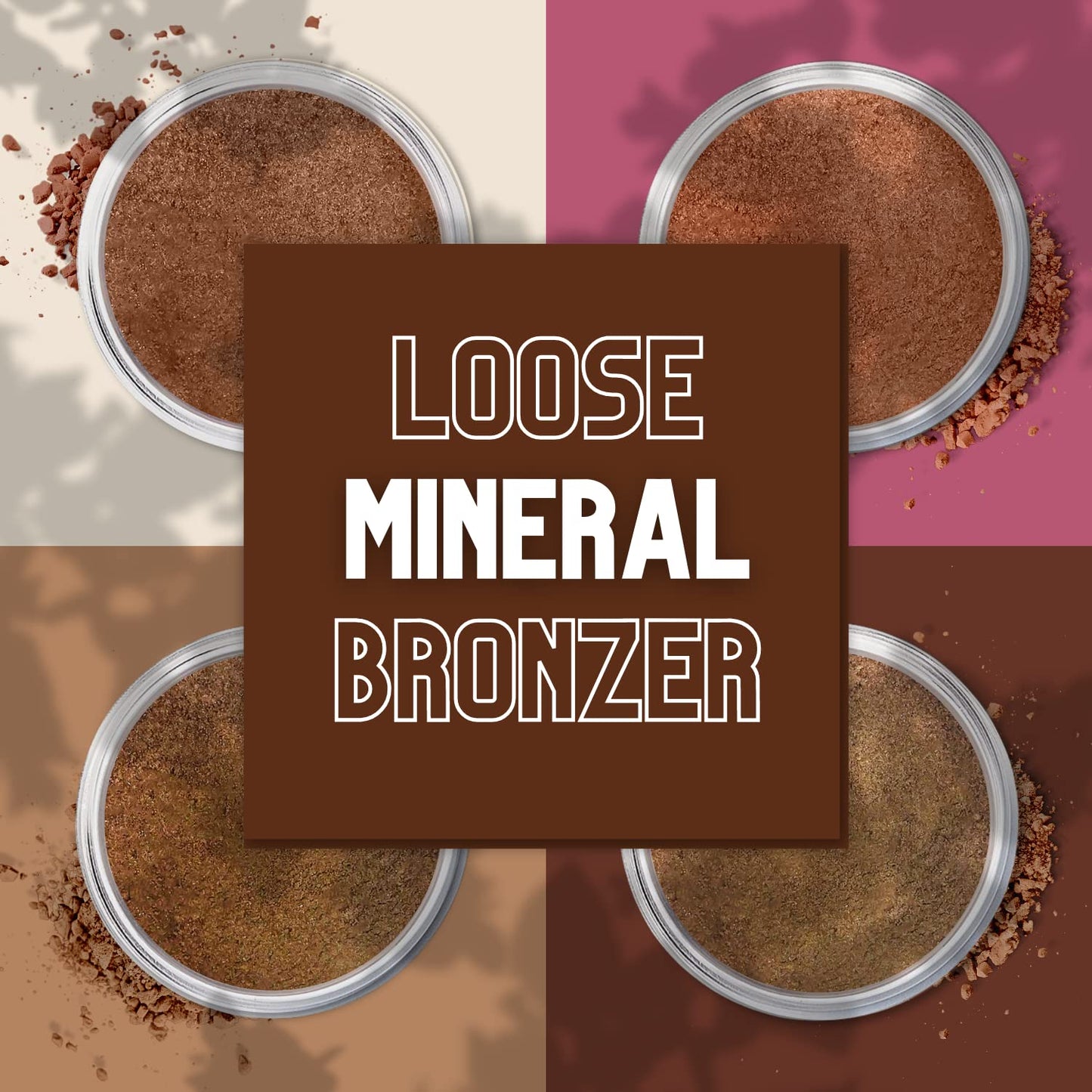Mineral Makeup Bronzer Baby Brown by Giselle Cosmetics: Pure, Non-Diluted Mineral Makeup
