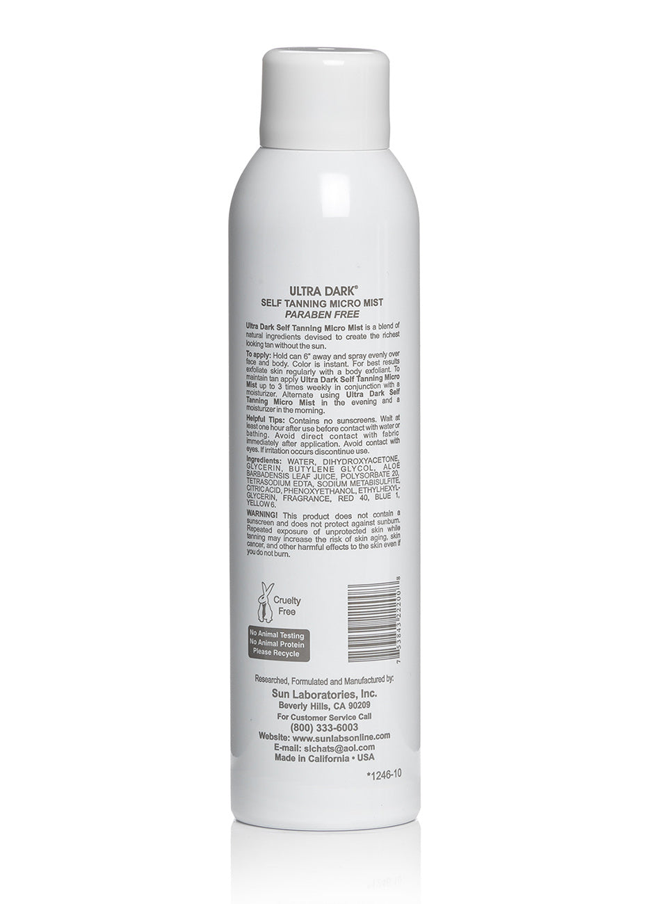 Spraytan Ultra Dark in a Can (Dark) 6 oz by Sun Labs